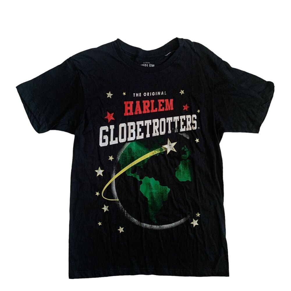 The Original Globetrotters Men's Size M Short Sleeve Crew Neck Adult T-Shirt